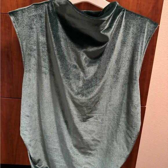 Women's Ruched Tank Top - A New Day Green L